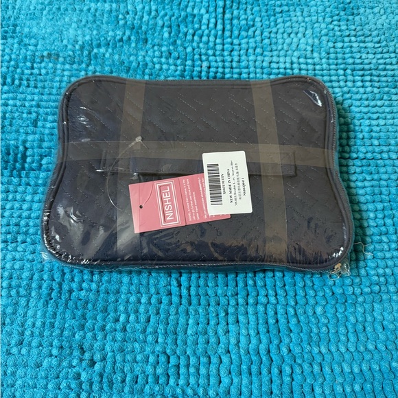 Large Makeup Bag In Navy - Picture 3 of 5